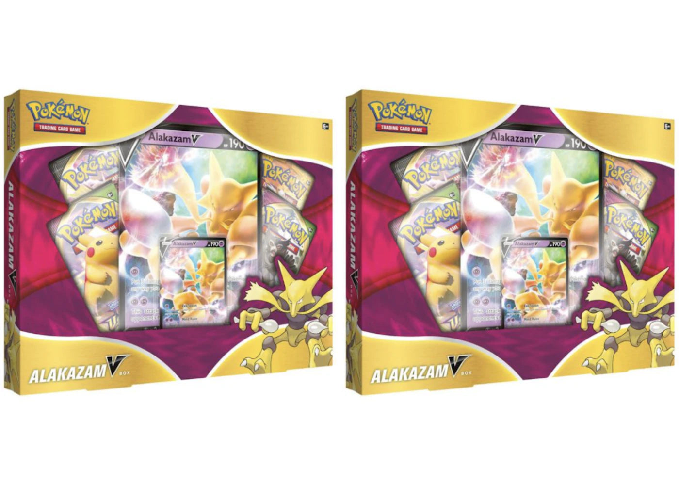 Pokémon TCG Alakazam V Box 2x Lot -1