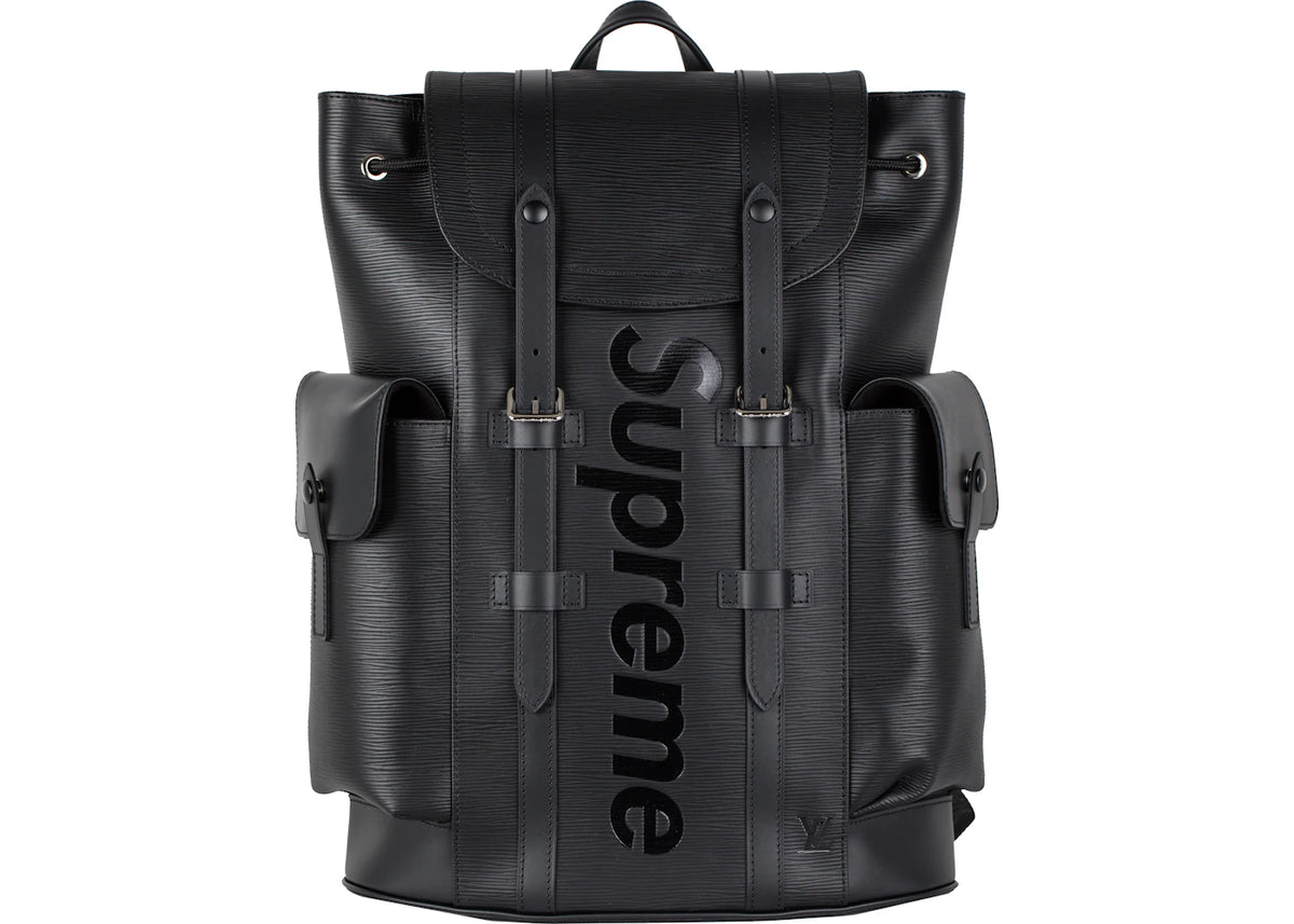 Louis Vuitton x Supreme Christopher Backpack Epi PM Black -1