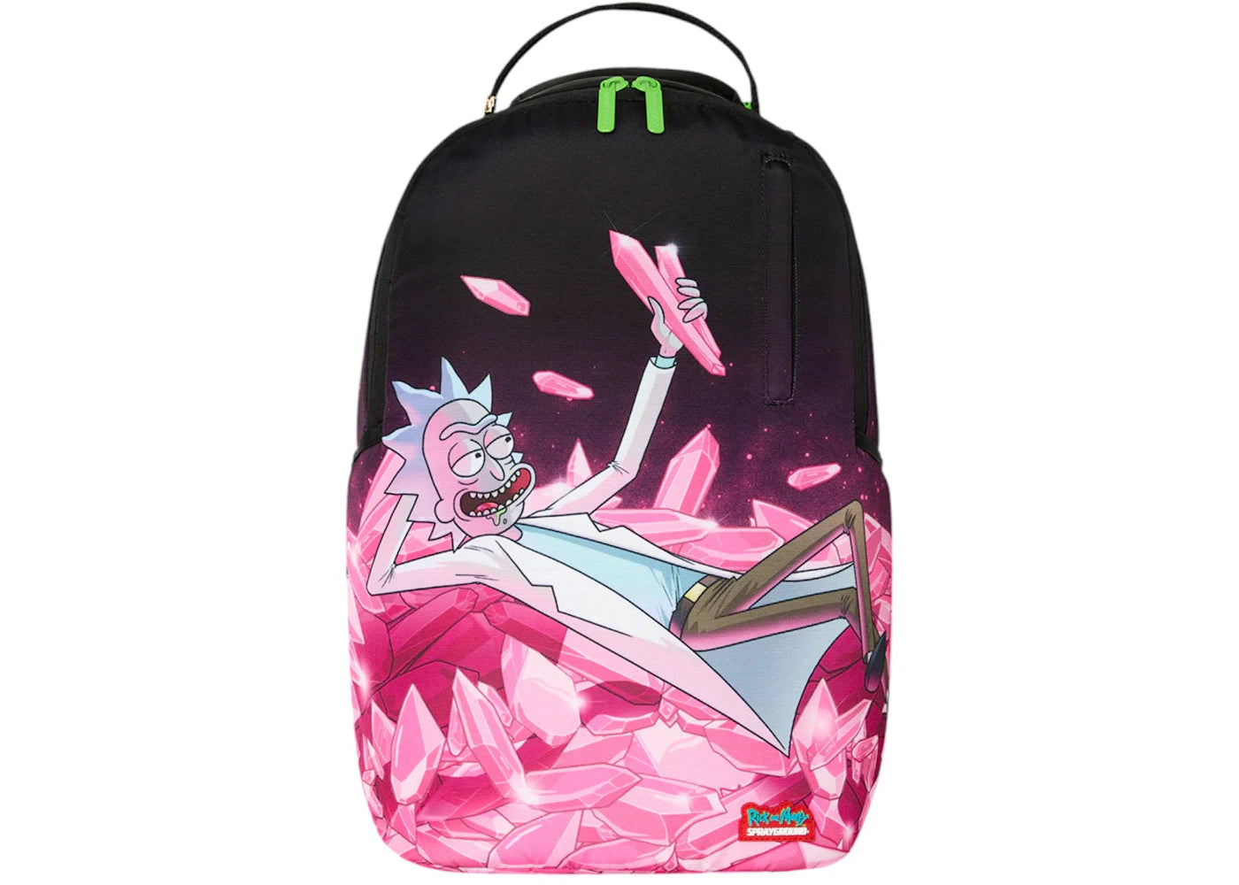 Sprayground Rick And Morty Kalaxian Crystal Shark Backpack Multicolor -1