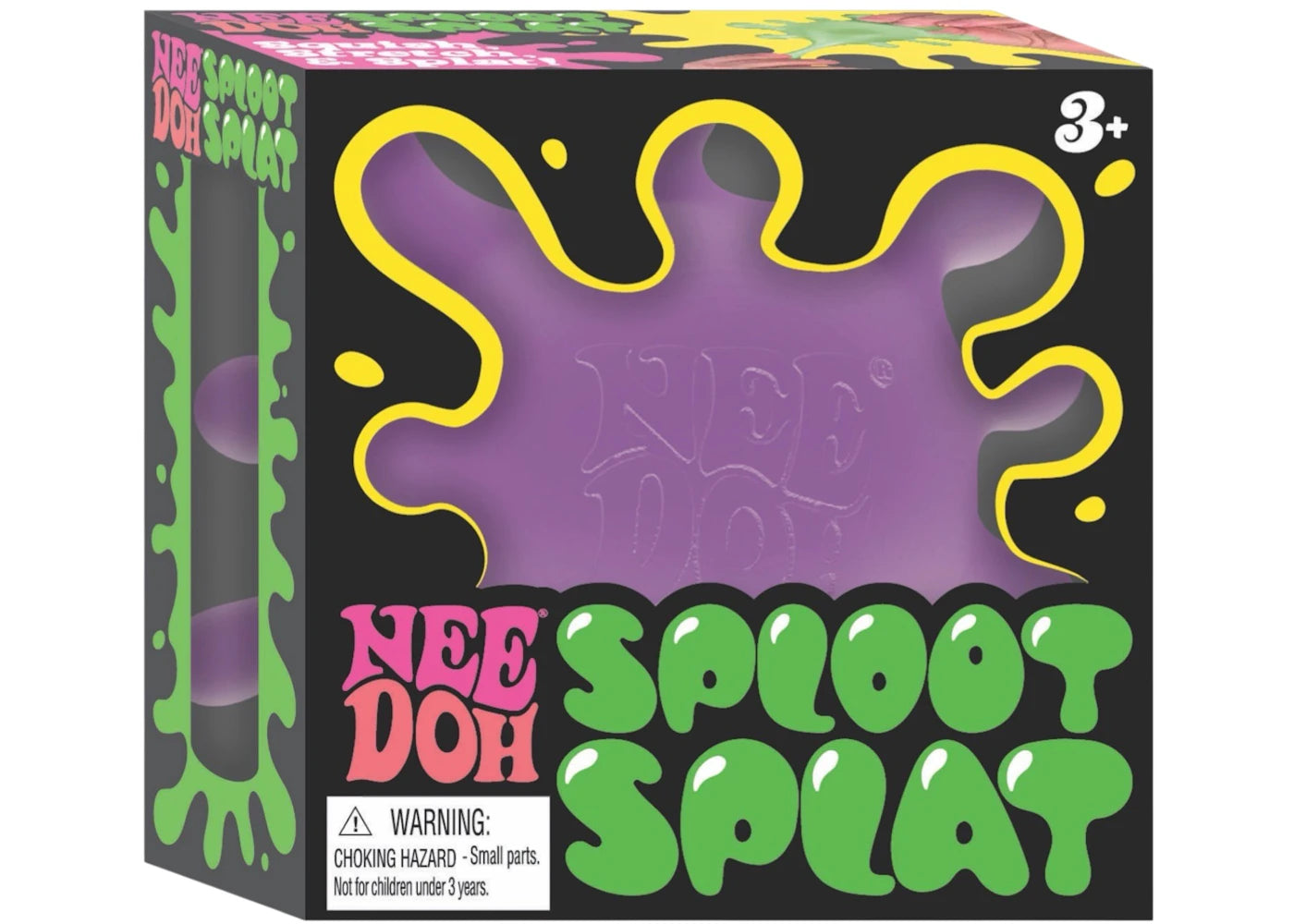 NeeDoh SplootSplat Squishy Fidget Toy Purple -1