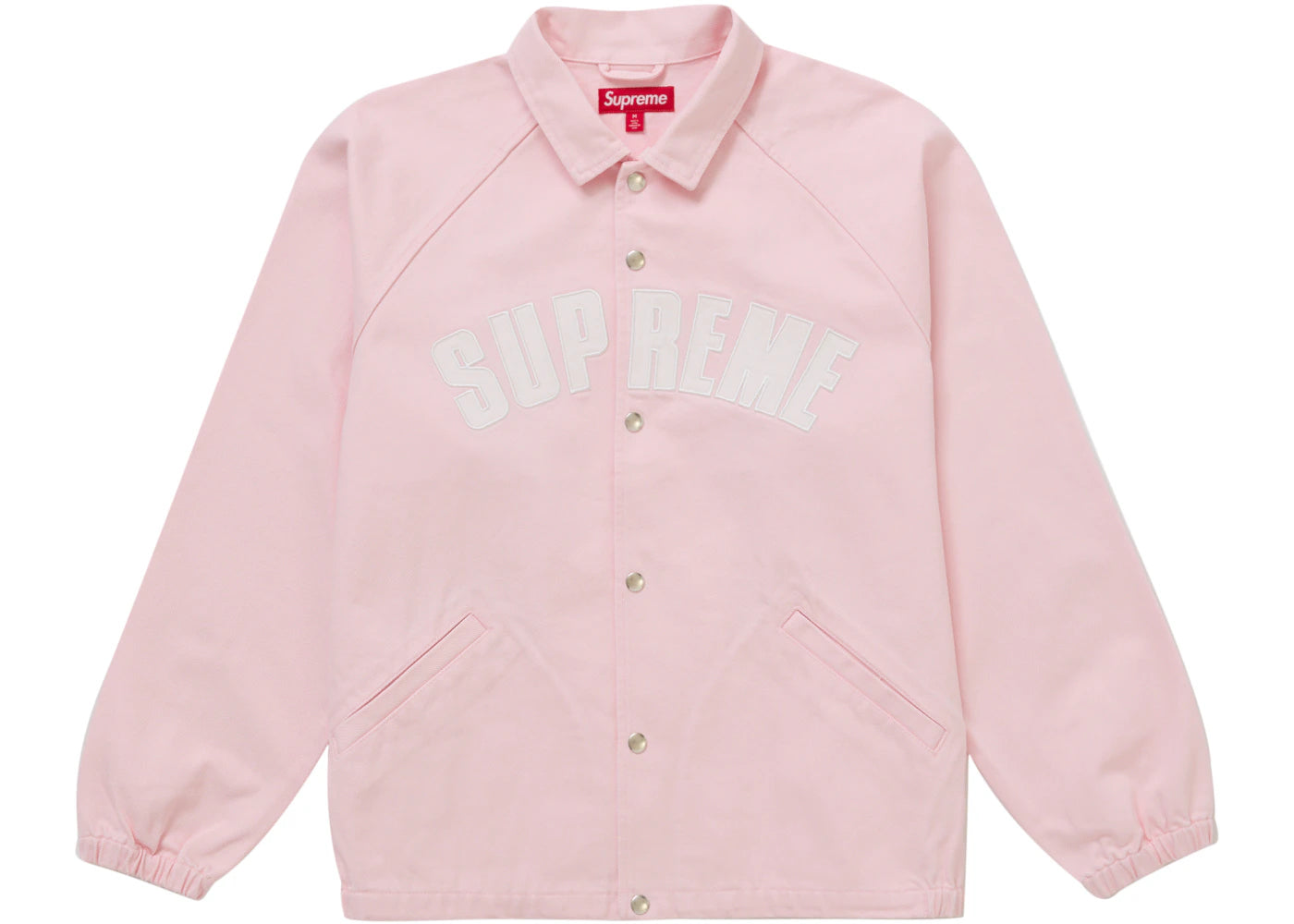 Supreme Arc Denim Coaches Jacket (SS25) Pink -1