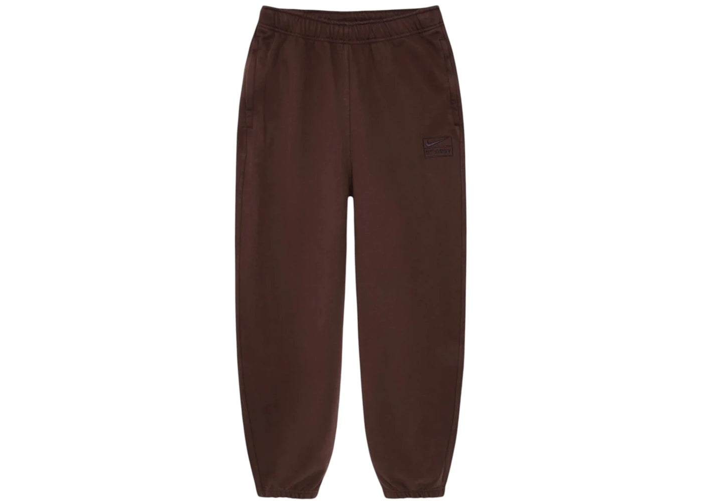 Stussy x Nike Stone Washed Fleece Pant (FW25) Dark Cinder -1