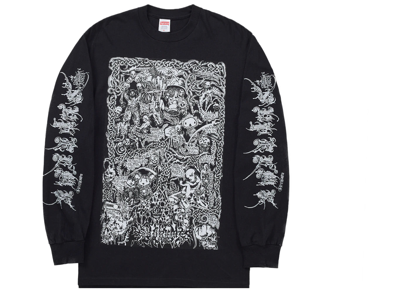 Supreme Wombat L/S Tee Black -1