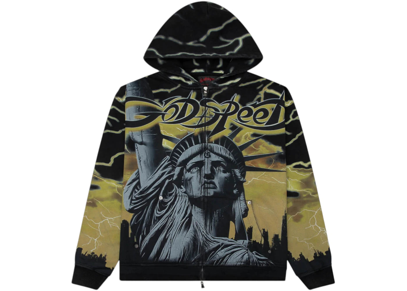 Godspeed Voltage Zip V2 Hoodie Yellow -1