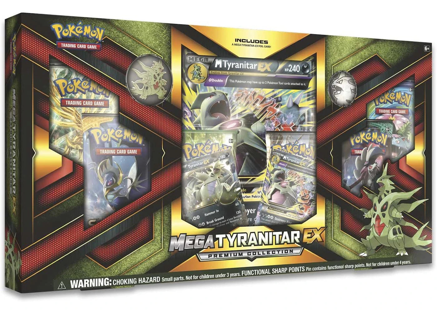 2017 Pokemon TCG Mega Tyranitar EX Premium Collection -1