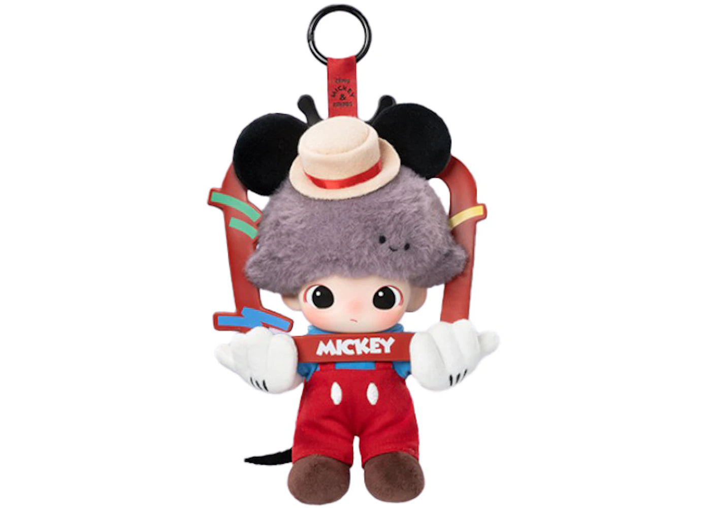 Pop Mart DIMOO World x Disney Series Mickey TV Show (Secret Edition) Vinyl Plush Keychain-1