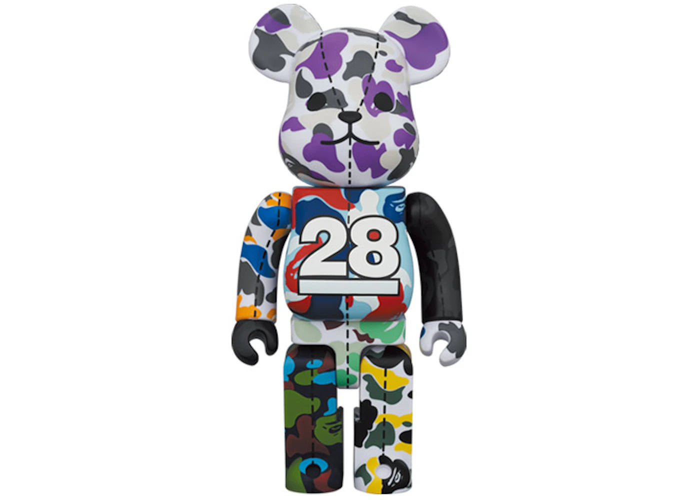 Bearbrick x BAPE 28th Anniversary Camo #1 400% -1