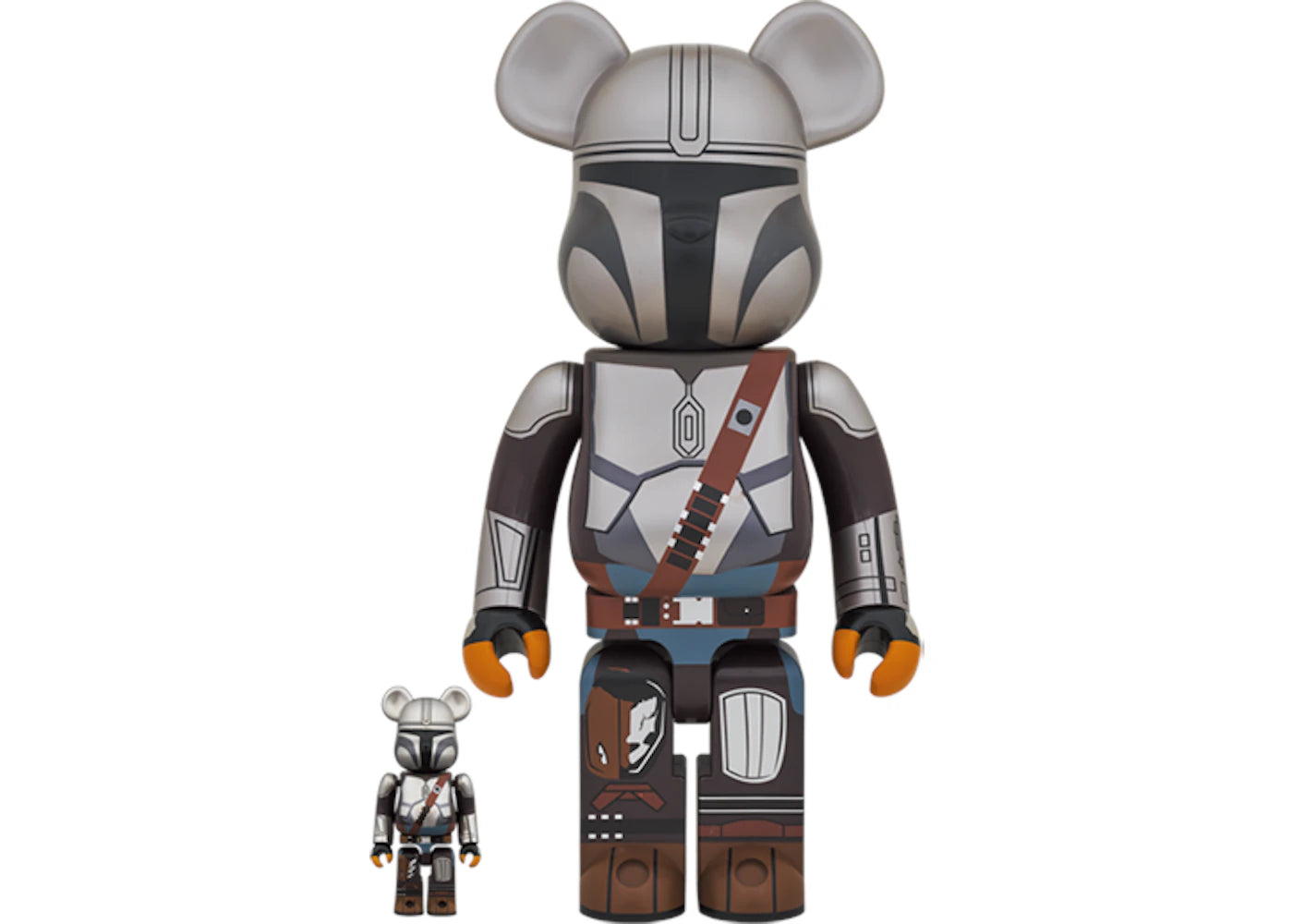 Bearbrick Star Wars The Mandalorian 100% & 400% Set -1