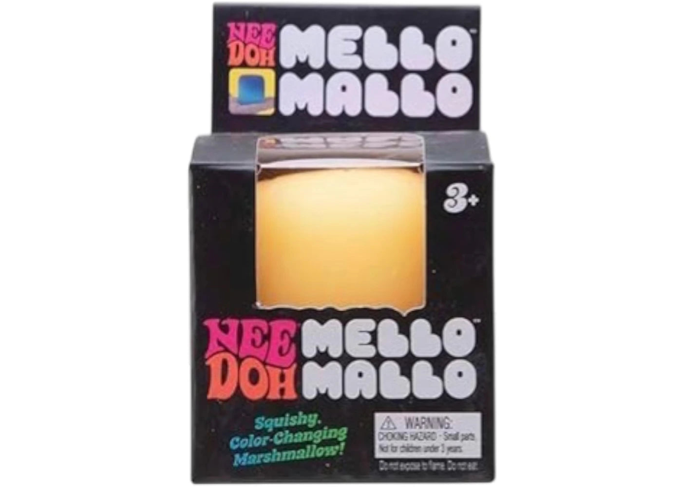 NeeDoh Mello Mallo Squishy Fidget Toy Yellow -1