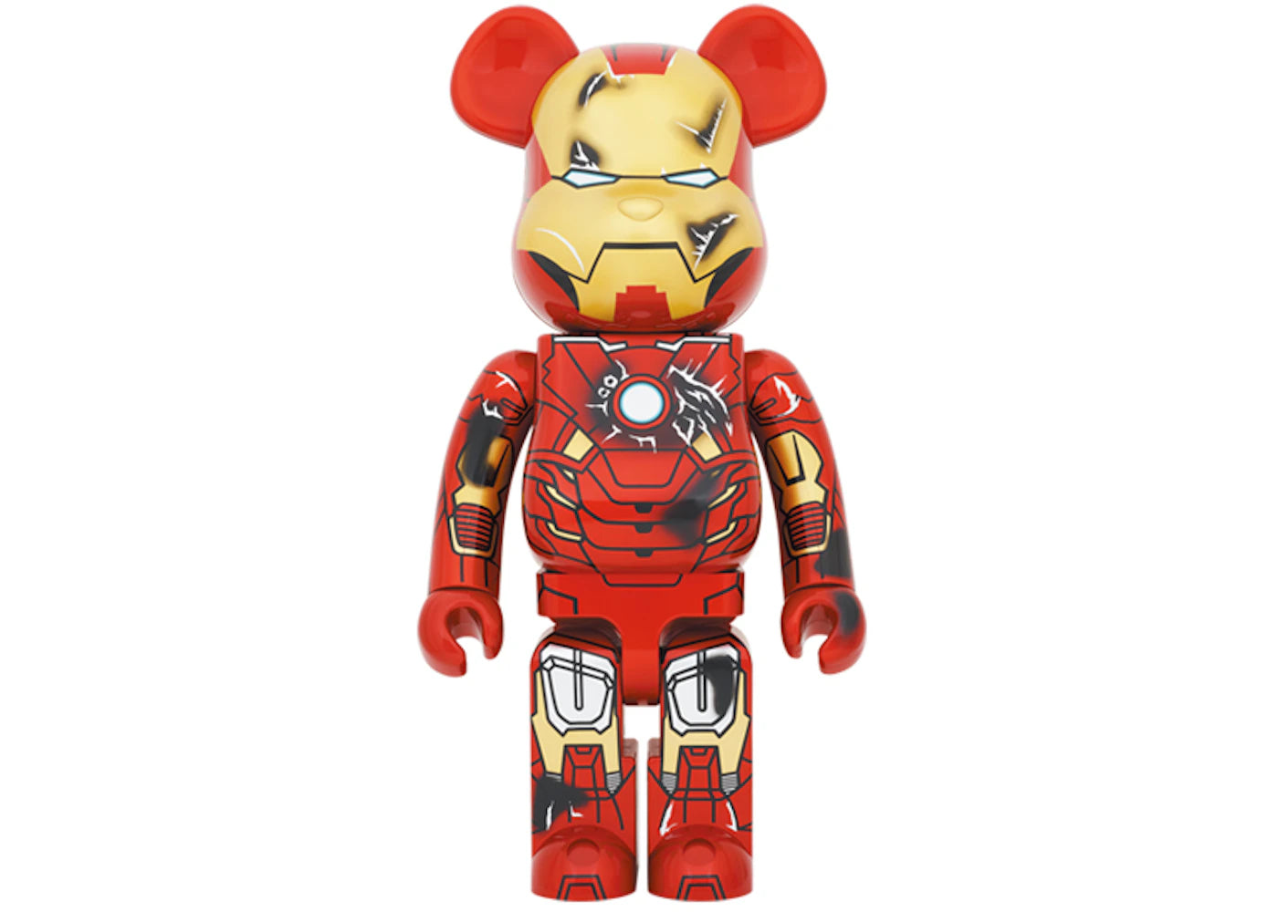 Bearbrick x Marvel Iron Man 3 (Iron Man Mark VII Damage Ver.) 400% -1