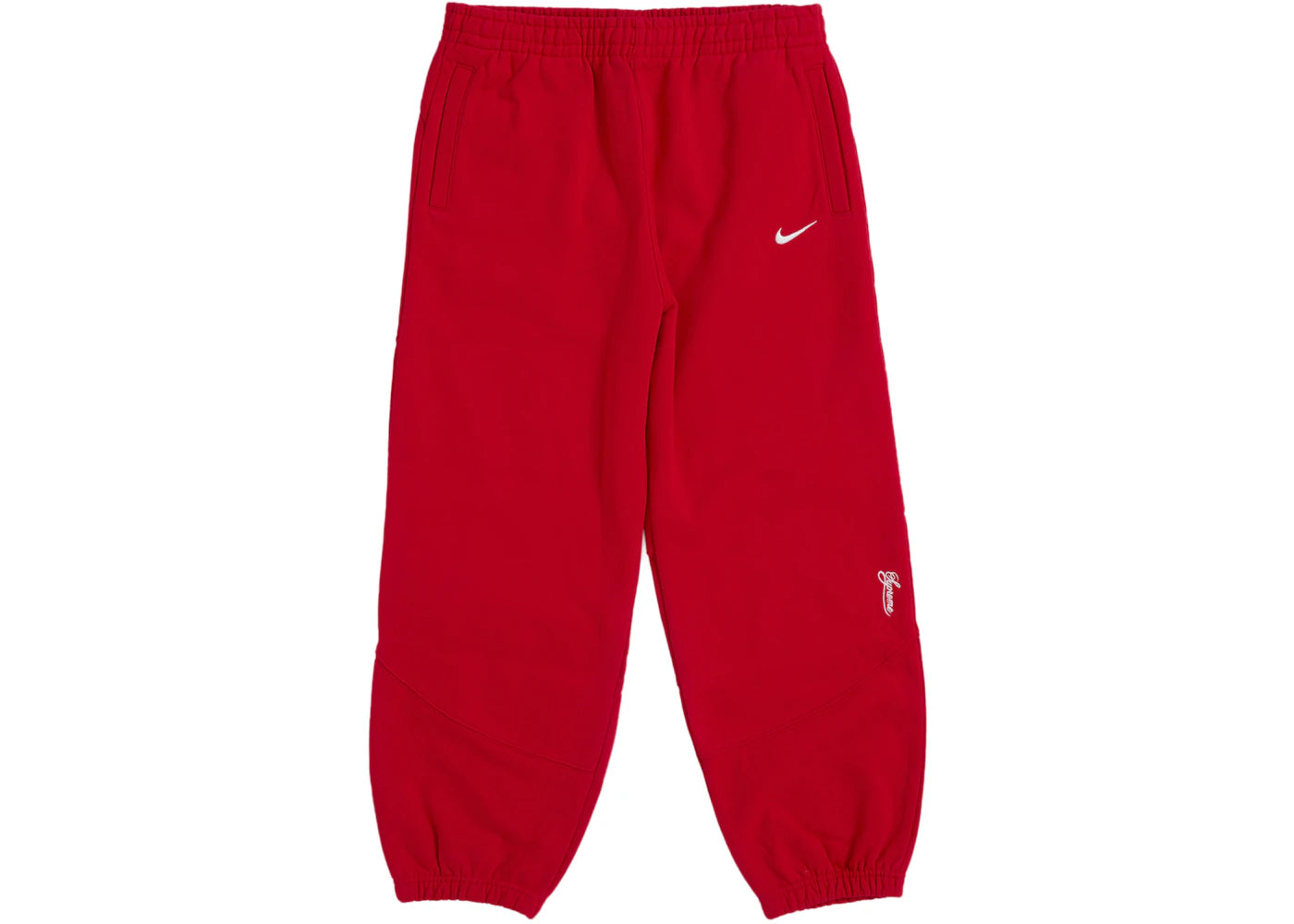 Supreme Nike Sweatpant (SS25) Red -1
