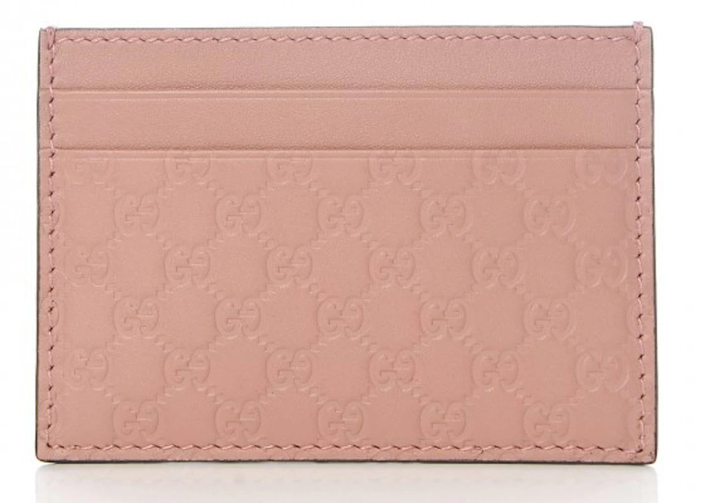 Gucci Card Case Microguccissima (5 Card Slot) Soft Pink