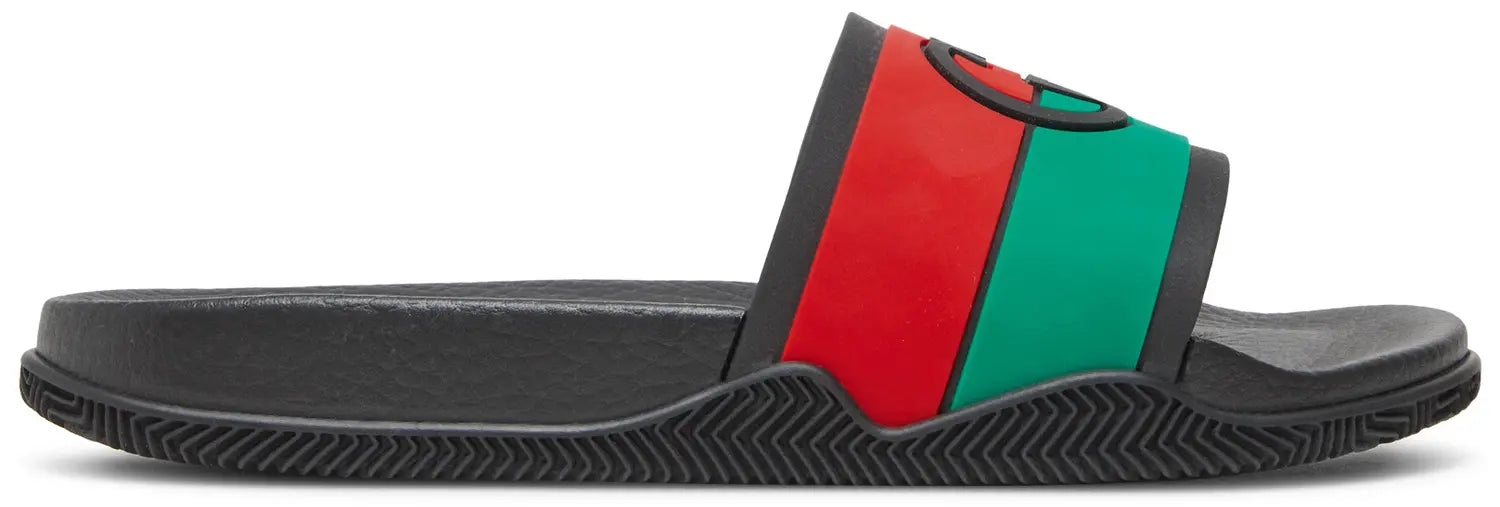 Gucci Slide Interlocking G Black