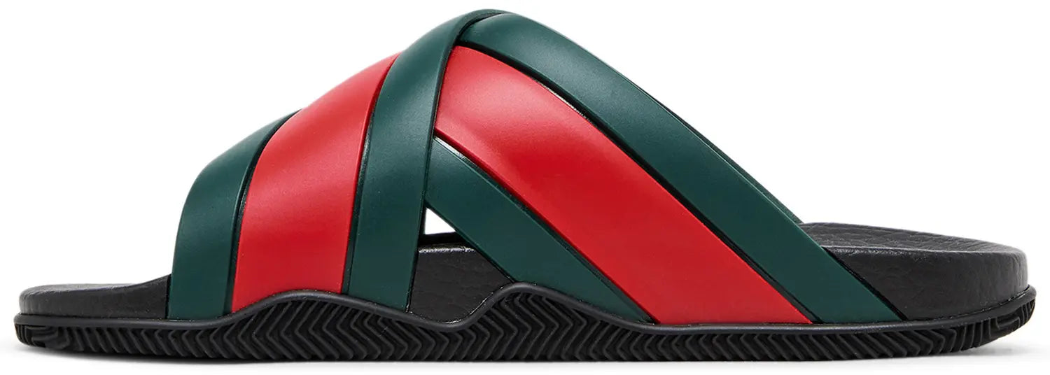 Gucci Web Slide Black Rubber (W) 