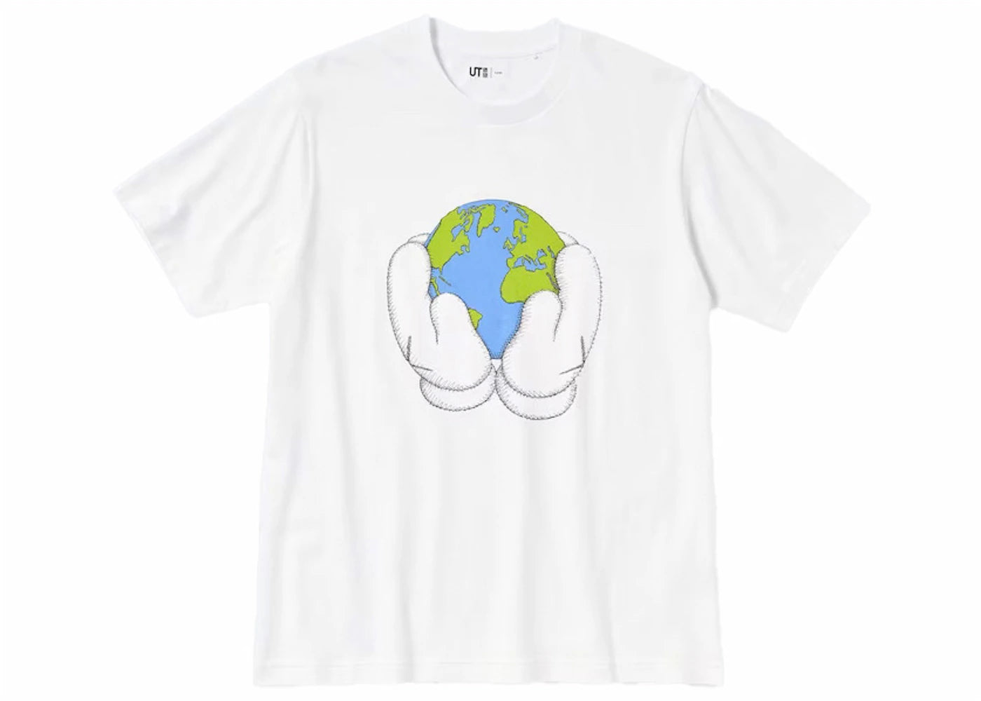 KAWS x Uniqlo Peace For All S/S Graphic T-shirt (Asia Sizing) White -1