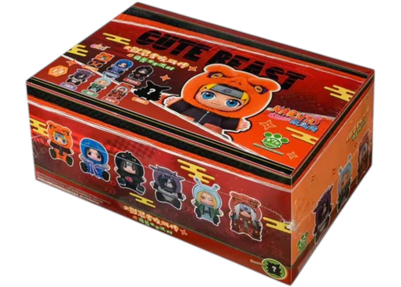 Miniso Top Toy Naruto Shippuden Beast Party Series 2 Plush Keychain Sealed Case (6 Blind Box) -1