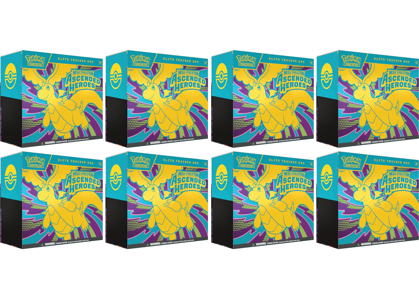 2026 Pokémon Mega Evolution Ascended Heroes Elite Trainer Box 8x Lot -1