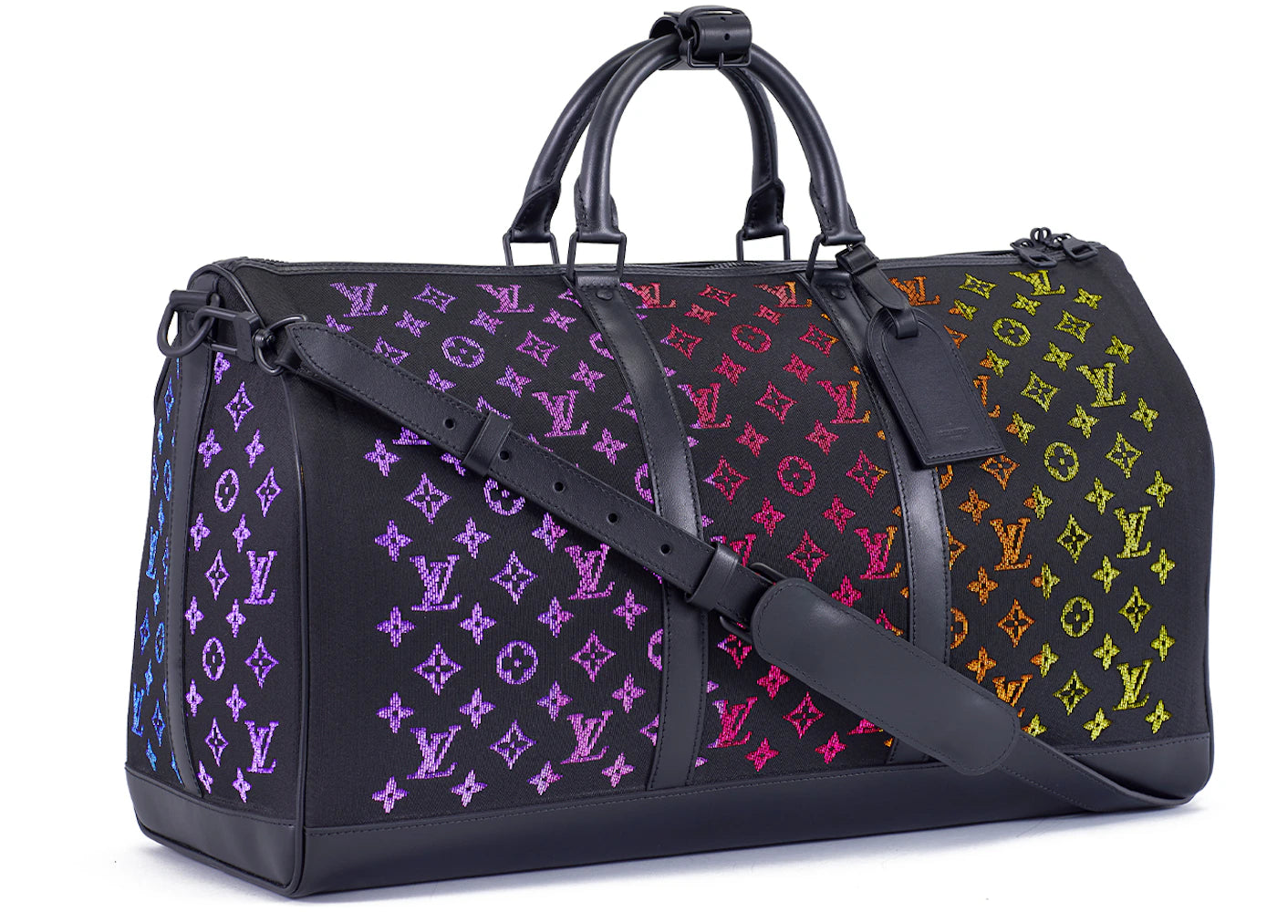 Louis Vuitton Keepall LED Monogram 50 Black -1