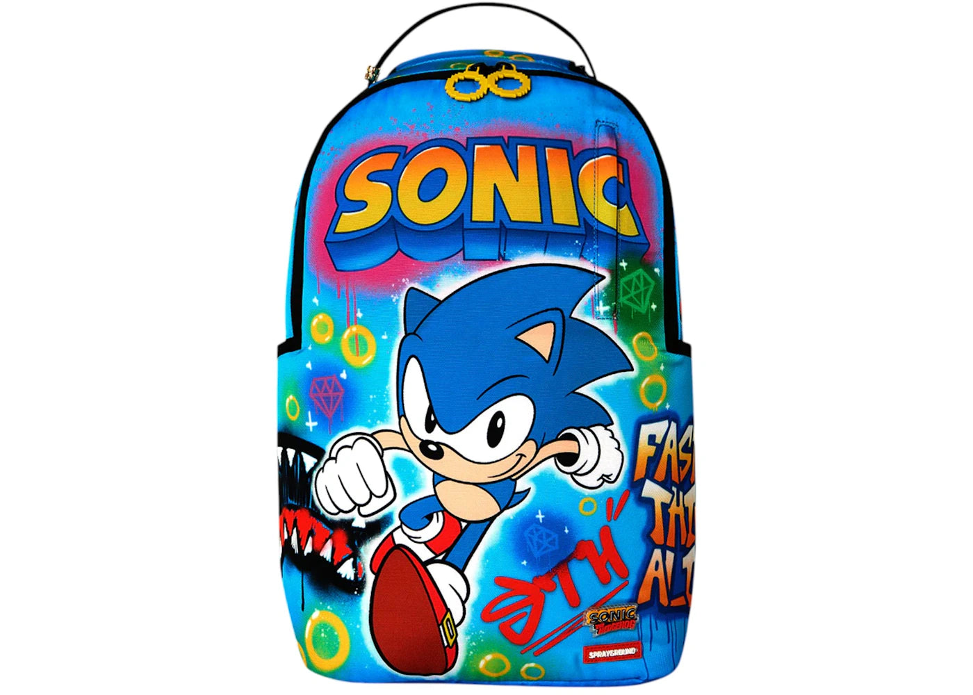 Sprayground Sonic on the Run 91 Backpack Multicolor -1