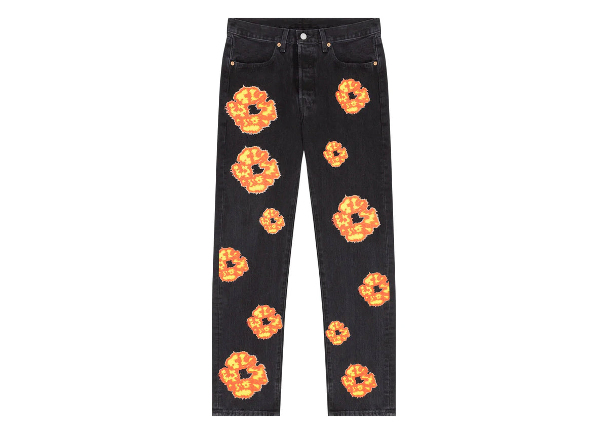 Denim Tears x Offset 501 Jeans Black -1
