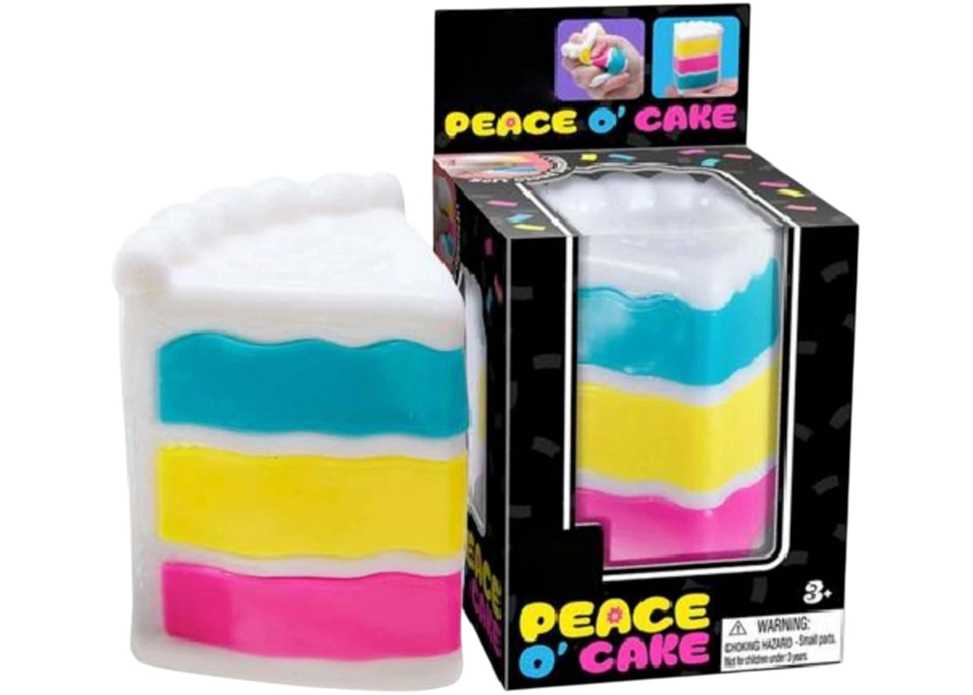 NeeDoh Peace O’ Cake Squishy Fidget Toy -1