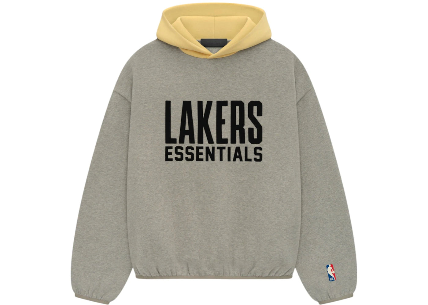 Fear of God Essentials Lakers Hoodie Warm Heather -1