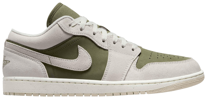Jordan 1 Low SE Medium Olive Sail -1
