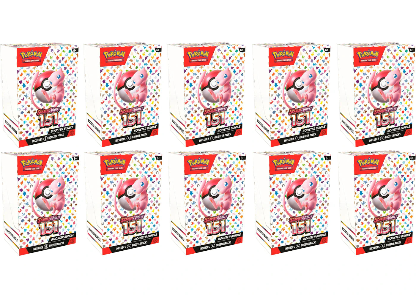 Pokémon TCG Scarlet & Violet 151 6pk Booster Bundle 10x Lot -1