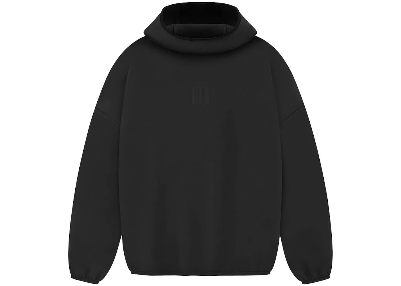 Fear of God Athletics Suede Fleece Hoodie Black -1