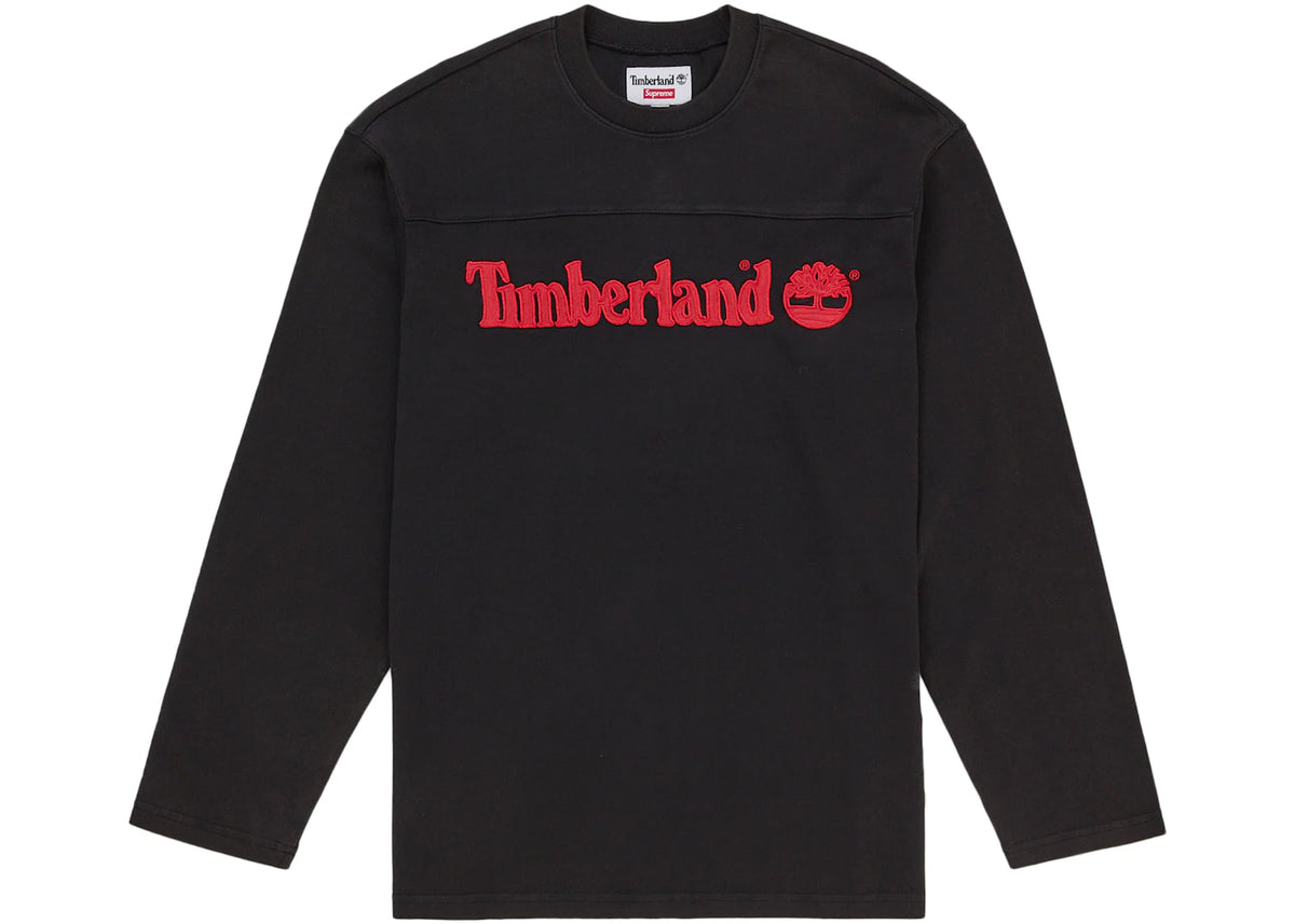 Supreme Timberland L/S Football Top Black -1
