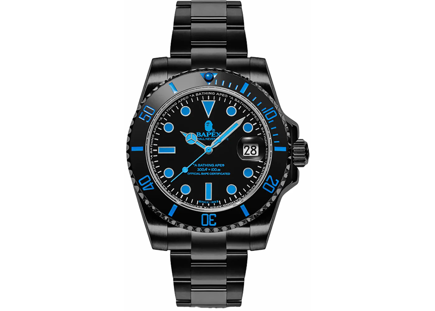 BAPE Type 1 BAPEX Watch Black/Blue -1