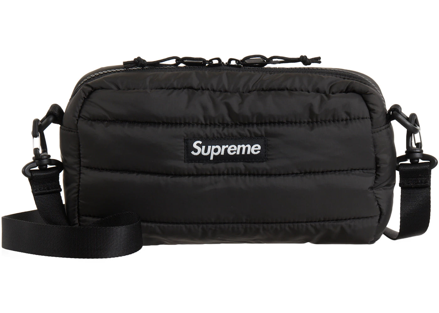 Supreme Puffer Side Bag Black -1