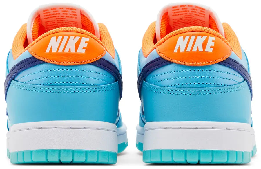 Hell counter Nike Dunk Low SE Baltic Blue Total Orange