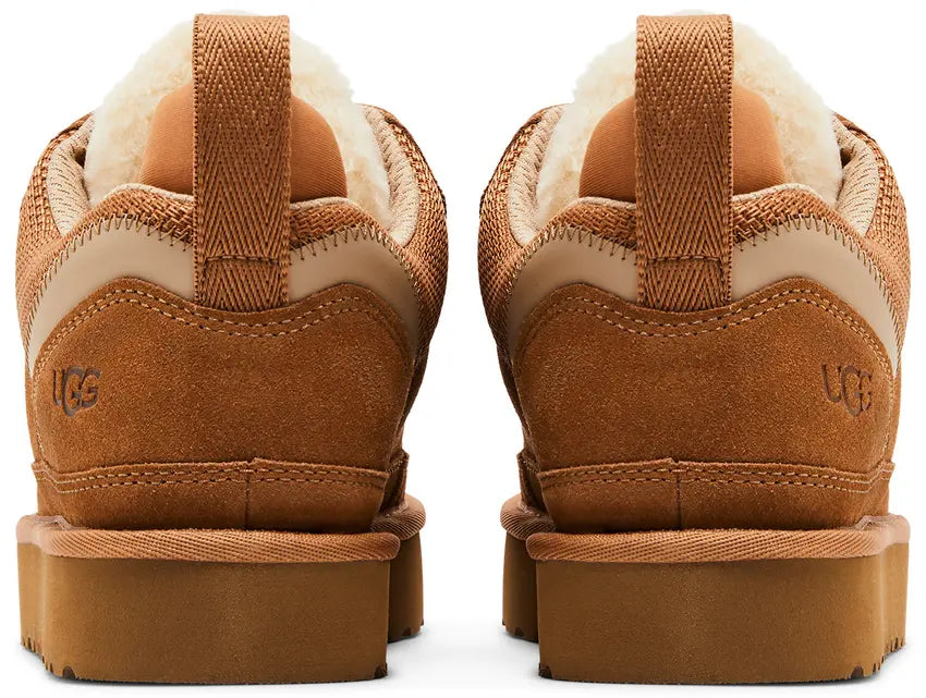 UGG Lowmel Chestnut heel counter