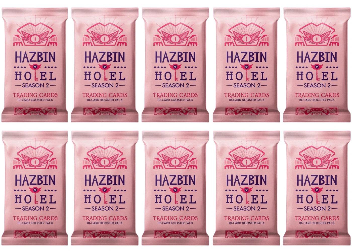 Hazbin Hotel Season 2 2nd Edition Booster Pack 10x Lot -1