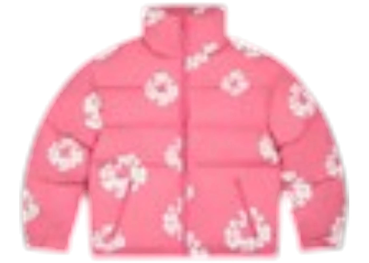 Denim Tears Cotton Wreath Puffer Jacket Pink -1