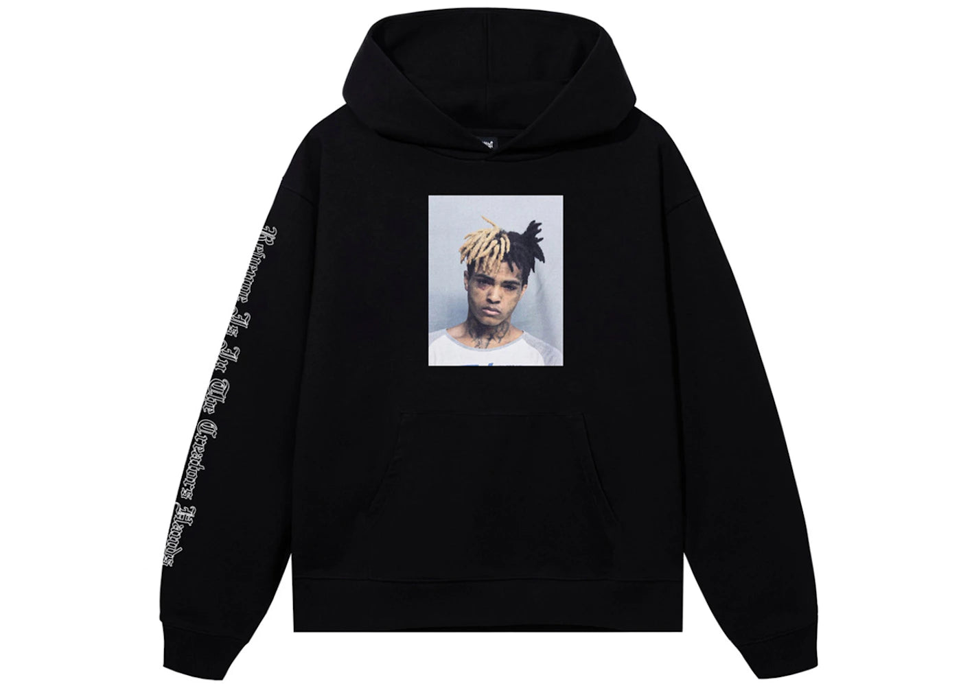 Revenge XXXTentacion Mugshot Hoodie Black -1