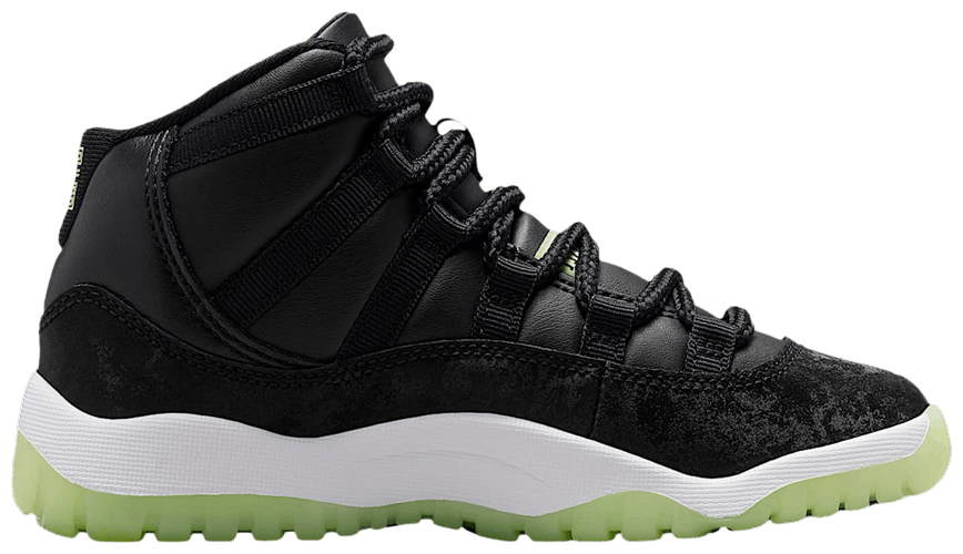 Jordan 11 Retro Black Barely Volt (PS)-1