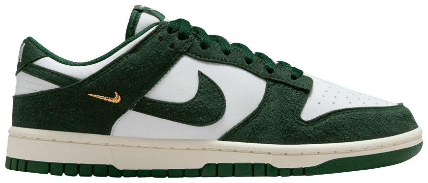 Nike Dunk Low Gorge Green Gold Mini Swoosh (Women's)-1