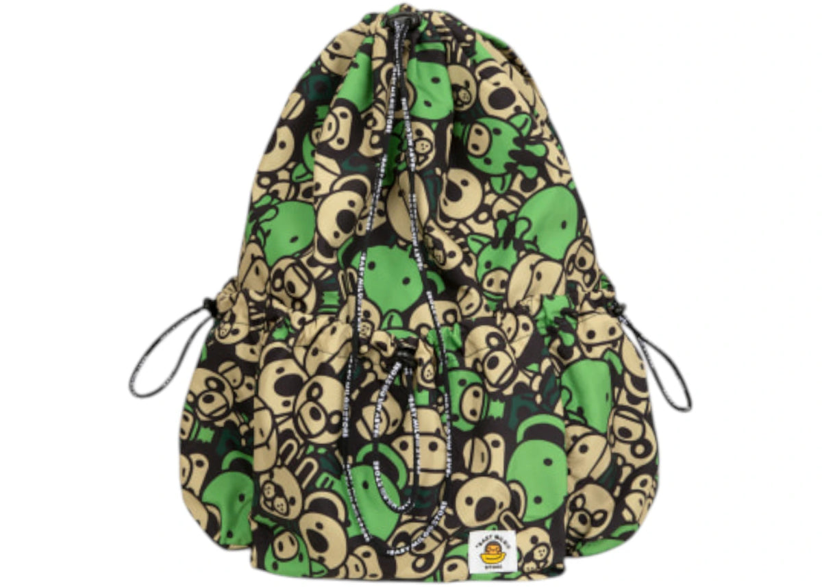BAPE Baby Milo & Friends Large Backpack Emerald -1