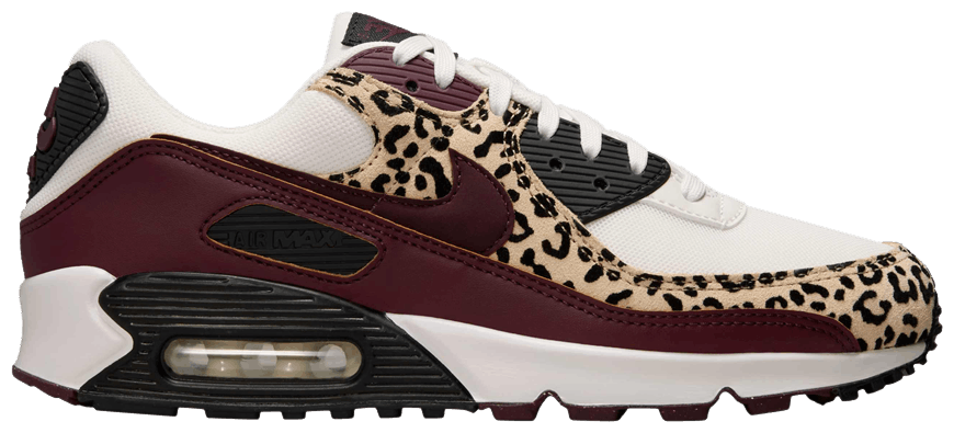 Nike Air Max 90 Leopard Burgundy (Women's)-1