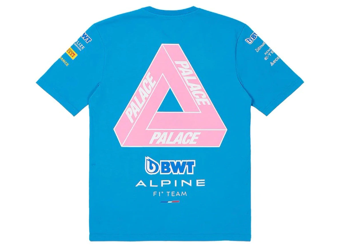 Palace x Kappa For Alpine T-shirt Blue -1