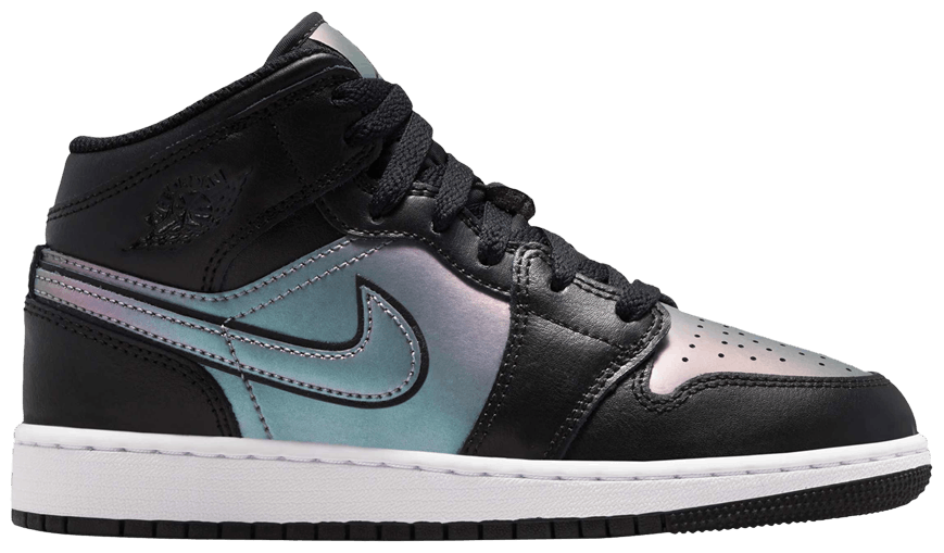 Jordan 1 Mid SE BG Black White (GS) -1