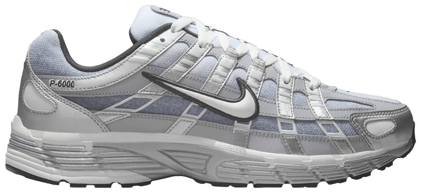 Nike P-6000 Metallic Silver Summit White-Wolf Grey-1