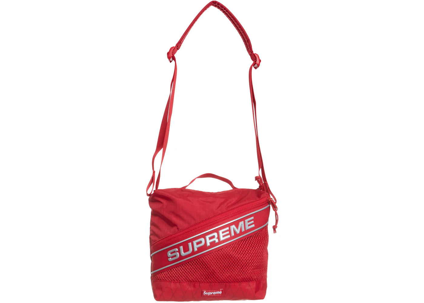 Supreme Logo Shoulder Bag Red -1
