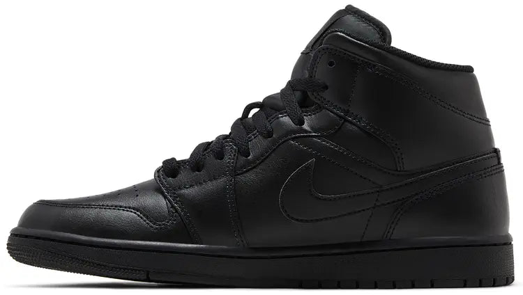 Air Jordan 1 Mid Triple Black