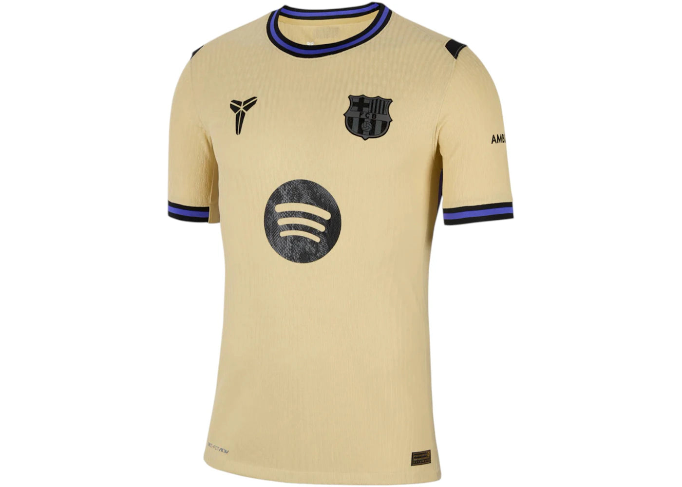 FC Barcelona x Kobe Bryant Lamine Yamal UCL Away 2025/26 Player's Edition Jersey Yellow -1