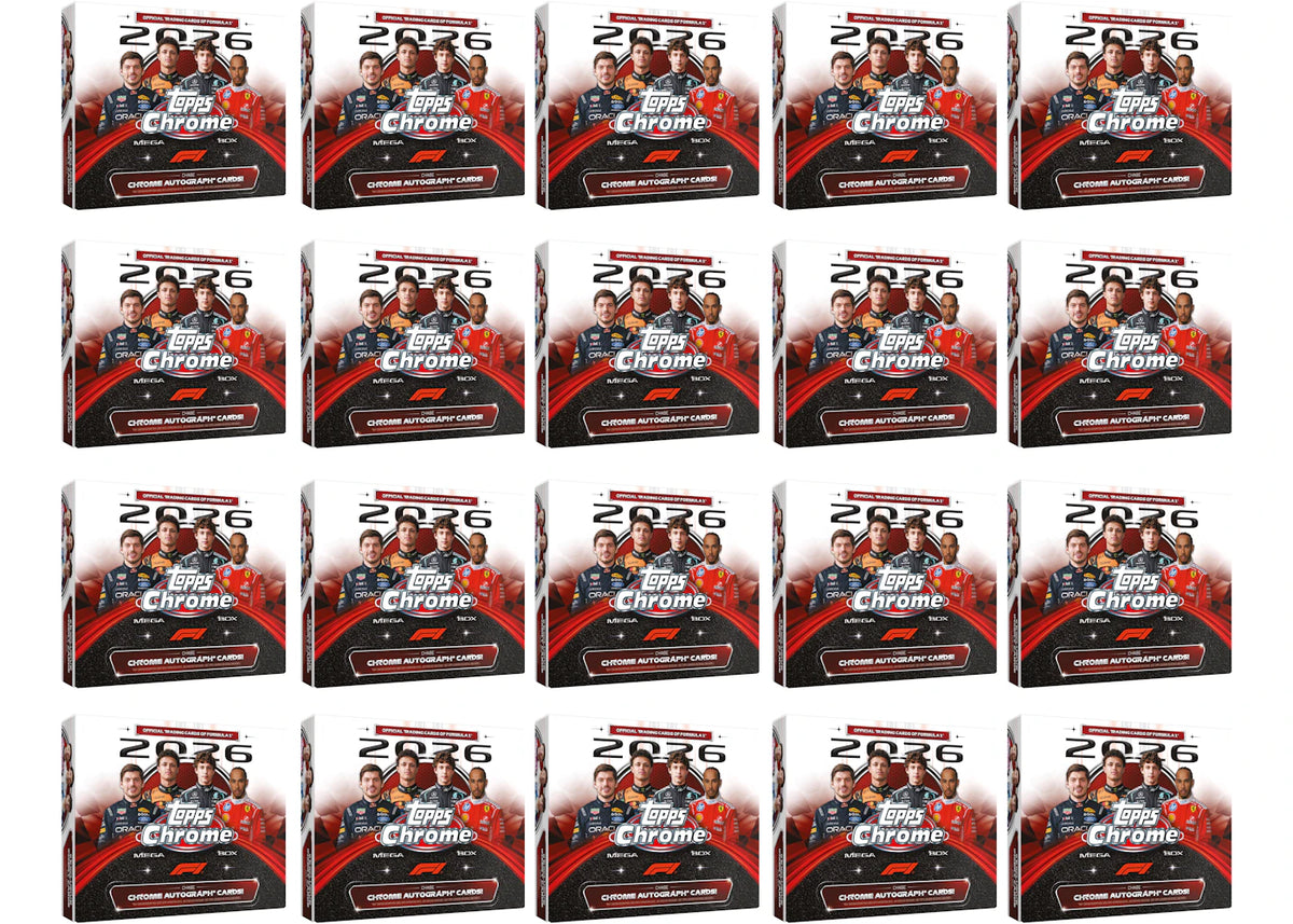 2026 Topps Chrome Formula 1 Mega Box 20x Lot -1