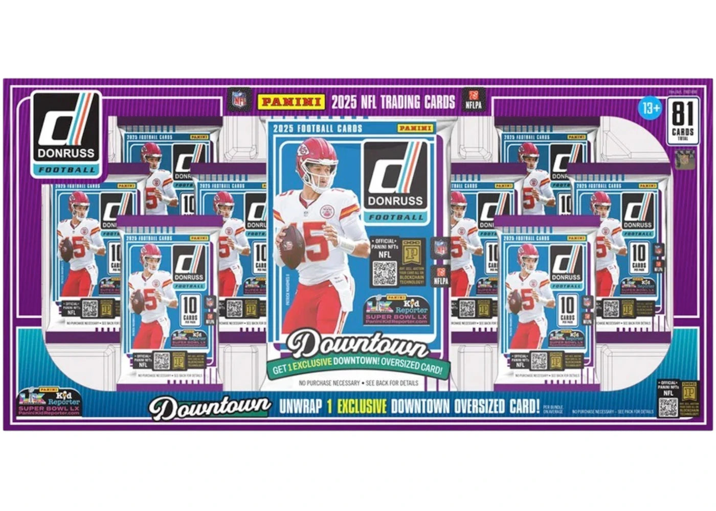 2025 Panini Donruss Football (Costco Exclusive) Bundle -1