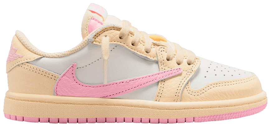 Jordan 1 Retro Low OG SP Travis Scott Shy Pink (PS)-1